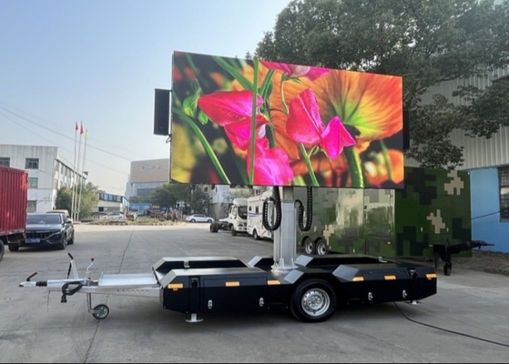 렌터 다이 캐스트 알루미늄 HD 야외 P4.81 모바일 트럭 LED 디스플레이, 250*250mm 모듈
