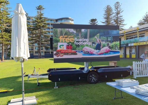 야외 P10 SMD 3535 풀 컬러 모바일 트럭 LED 디스플레이 IP65