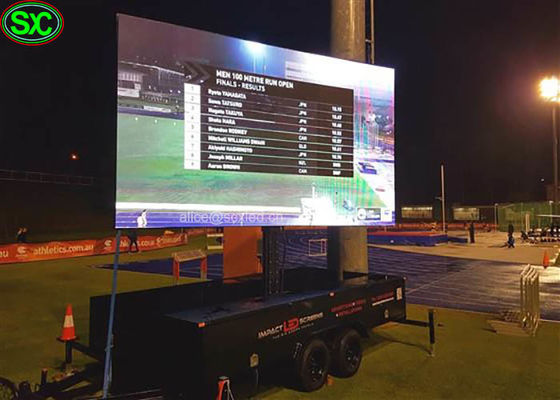 좋은 가격 P10 스포츠 득점판 경기장 풀 컬러 축구 발광 다이오드 표시 와이파이 통제 온라인으로