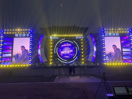 공장 가격 임대 상자 전체 색상 대형 무대 LED 디스플레이 광고 LED 광고판