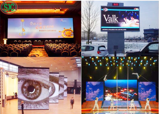 방수 P6 옥외 LED 디스플레이 192x192mm 캐비닛 풀 컬러 27778 픽셀/m²