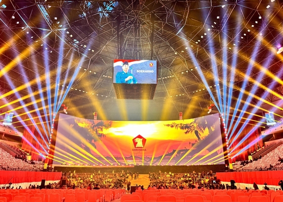 실내 SMD 풀 컬러 HD P4.81 무대 LED 렌터 스크린 콘서트 비디오 벽 패널