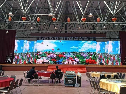 SMD2121 야외 LED 다이 캐스트 알루미늄 화면 풀 컬러 16 비트 회색 3 년 보증