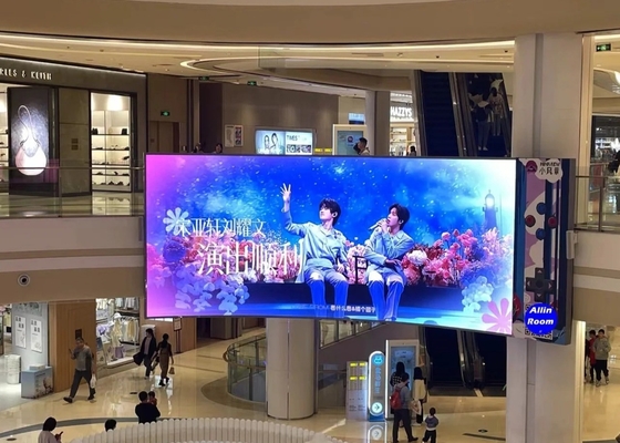 SMD2121 야외 LED 다이 캐스트 알루미늄 화면 풀 컬러 16 비트 회색 3 년 보증