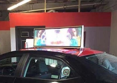 커스터마이징 가능한 P3 LED 택시 상단 광고 작고 분리 가능하며 설치가 쉽습니다