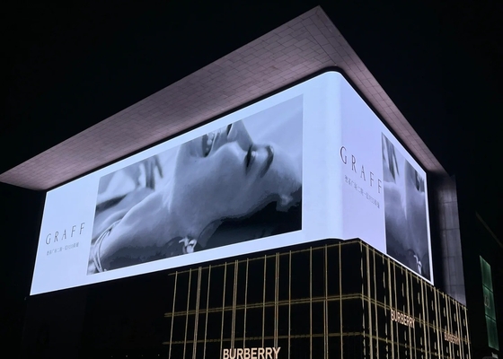임대 설치 다이 캐스팅 알루미늄 야외 광고 LED 디스플레이 P31.25 높은 밝기