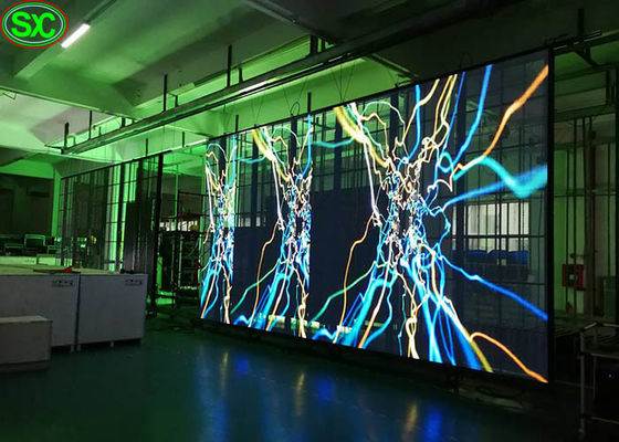 가동 가능한 마술 창 유리 투명한 LED 스크린 전시 P6.25