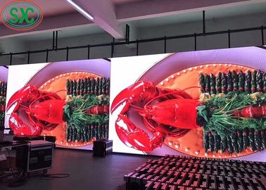 실내 P4LED 다이 캐스트 알루미늄 스크린 켜져 있는 LED 스크린 512mm X512mm 박스