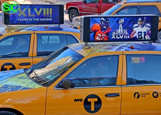 P5 옥외 두 배 옆 차 정상 LED 표시 전시 와이파이 4G는 지도한 표시를 방수 처리합니다