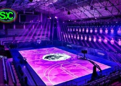 톤치 SMD3535 사운드 액티브 DJ LED 디스코 댄스 플로어 따뜻한 흰색 빔 패널