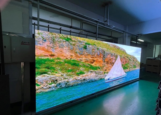 고해상도 LED 렌터 스크린 비디오 디스플레이 패널 P8 1024x1024mm 철 캐비닛