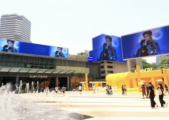 HD 풀 컬러 P4 실내 SMD LED 다이 캐스트 알루미늄 스크린 스틸 케이스 65420 점 행렬