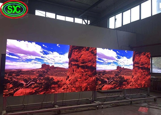 P4 실내 알루미늄 패널 HD 방수 SMD LED 스크린 게시판 1R1G1B 임대