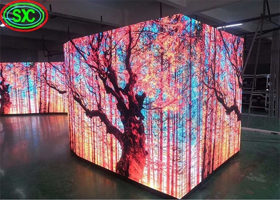 높은 밝기 SMD LED 렌터 스크린과 철 캐비닛, 40,000 점 / 평방 미터
