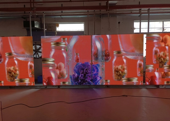P4 RGB 실내 LED 디스플레이 보드, 1/16 스캔 LED 화면 비디오 벽 IP34 HD 유연