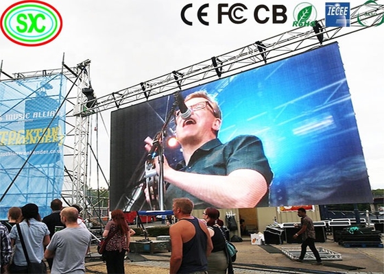 P4 울트라 슬림 야외 LED 렌터 스크린, SMD2727 고해상도 LED 디스플레이