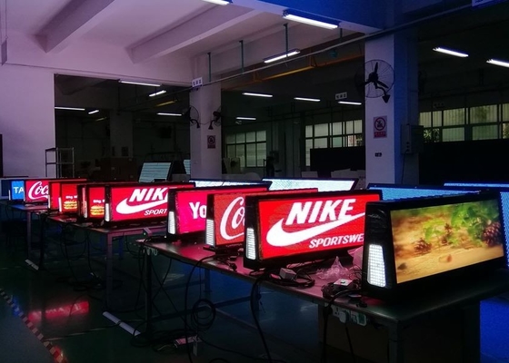야외 풀 컬러 렌터카 LED 사이니지 디스플레이 4.81mm Pitch IP65 광고 모듈