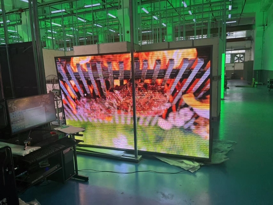 임대 다이 캐스트 알루미늄 스크린 경기장 LED 디스플레이 풀 컬러 노바 시스템 야외 P667