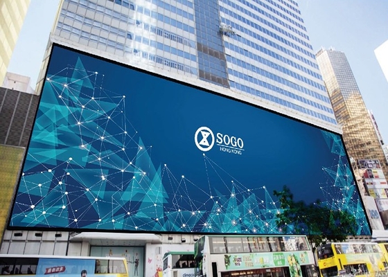 야외 경기장 LED 디스플레이 비명 광고 P10 풀 컬러 960*960mm 광고판