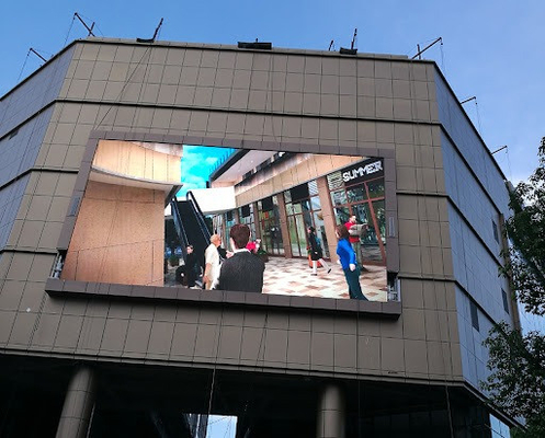 야외 P5 960x960mm 마그네슘 캐비닛 IP65 국가 스타 램프 고정 설치 디지털 디스플레이 화면 광고