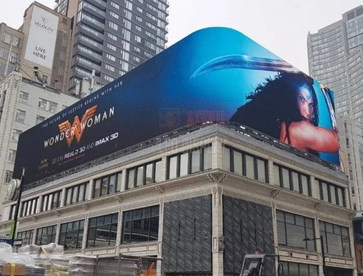 야외 P5 960x960mm 마그네슘 캐비닛 IP65 국가 스타 램프 고정 설치 디지털 디스플레이 화면 광고