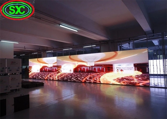 실내 렌터 캐비닛 RGB LED 디스플레이 화면 고해상도 P8 1/4 스캔 모드