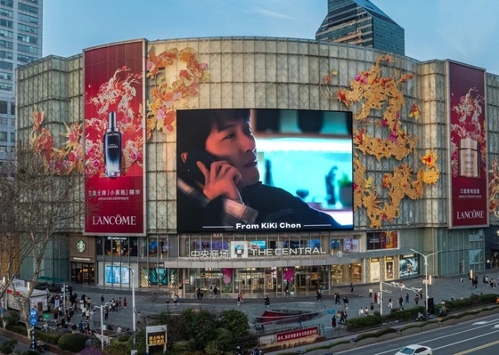 1R1G1B 외부 방수 전색 LED 디스플레이 스크린, 날씨에 견고하고 고화질, 얼룩이 없습니다.