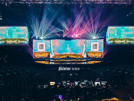 2500nits 밝기 고해상도 P3 SMD 실내 RGB 풀 컬러 LED 비디오 디스플레이