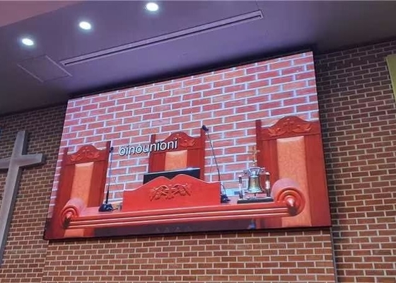 렌터 아웃도어 풀 컬러 LED 디스플레이 P8mm HD IP65 고정 설치