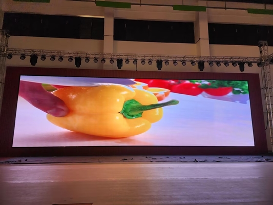 고해상 정밀한 화소 피치 풀 컬러 실내 영상 벽면 P1.25 발광 다이오드 표시 스크린
