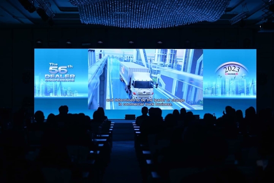 2500nits 밝기 야외 풀 컬러 LED 렌터 스크린 전시용 피치 6