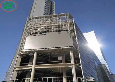 P6 야외 전체 컬러 SMD LED 다이 캐스트 알루미늄 스크린 1R1G1B 8000 니트