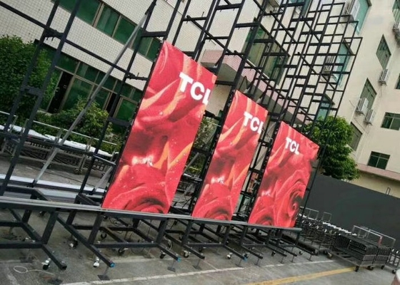 맞춤형 고화질 SMD LED 화면, 야외 LED 디스플레이 패널 111111 점 / 평방 미터