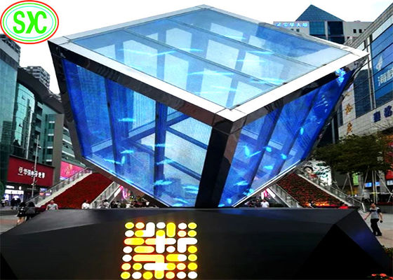 좋은 가격 LED P7.8125 Mm 옥외 광고를 위한 투명한 단말 표시 풀 컬러 온라인으로