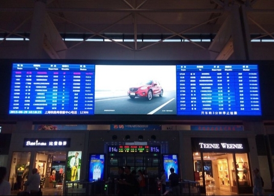 고정 / 임대 비디오 벽 고 해상도 1/4 스캔 P10 LED 화면 SMD2121
