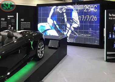 LED 투명 화면 높은 밝기 풀 컬러 투명 벽 32768점/평방 미터 대여