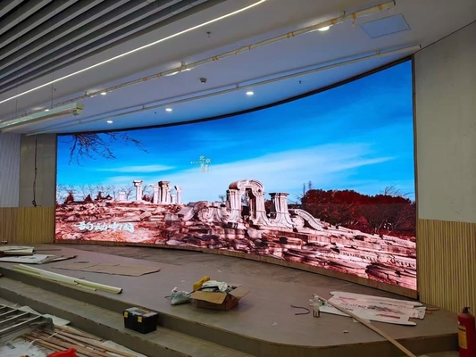 풀 컬러 LED 디스플레이 캐비닛 SMD RGB 512x512mm P4 임대 비디오 벽 LED 디스플레이 야외,노바스타 시스템,