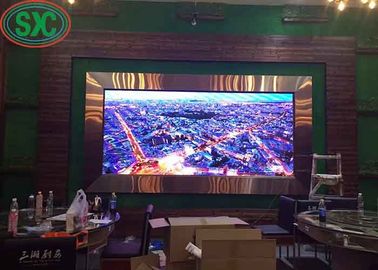 고화질 SMD LED 다이 캐스트 알루미늄 스크린 62500 점 / Sqm, 실내 LED TV 벽 임대