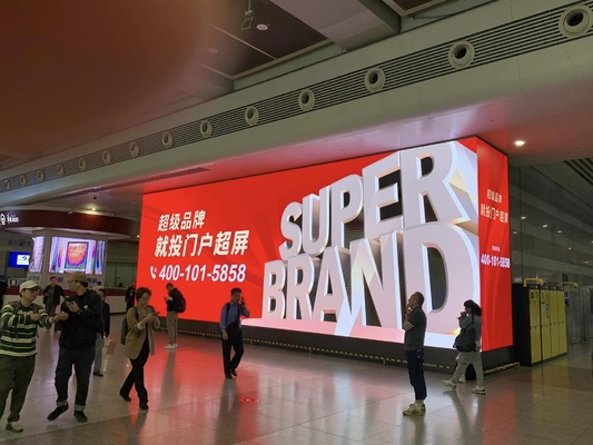 P2.5 실내 LED 디스플레이 네이션스타 램프 LED 화면,640x640mm,7680hz 갱신 속도