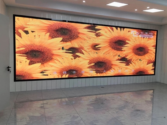 실내 P3 풀 컬러 LED 스크린 576x576mm 캐비닛 광고용, 3840hz 갱신 속도, 1000nit 밝기, 곡선을 할 수 있습니다