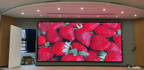 고정 스테이지 실내 풀 컬러 LED 디스플레이 P2.5,p3 LED 화면, 3840hz 갱신 속도, 1000nit 밝기