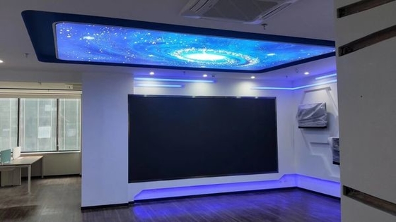 고정 스테이지 실내 풀 컬러 LED 디스플레이 P2.5,p3 LED 화면, 3840hz 갱신 속도, 1000nit 밝기
