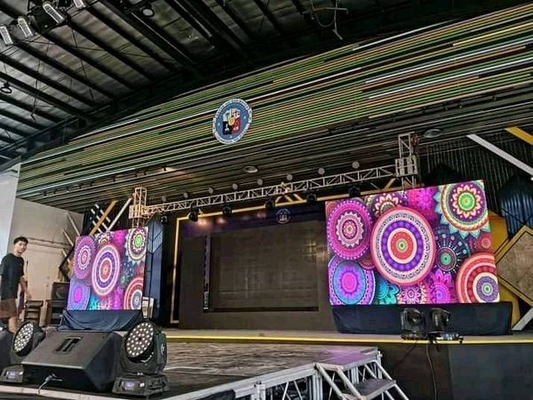 P4.81 밝기 야외 SMD LED 디스플레이 에어 플러그 디자인 연결 장수
