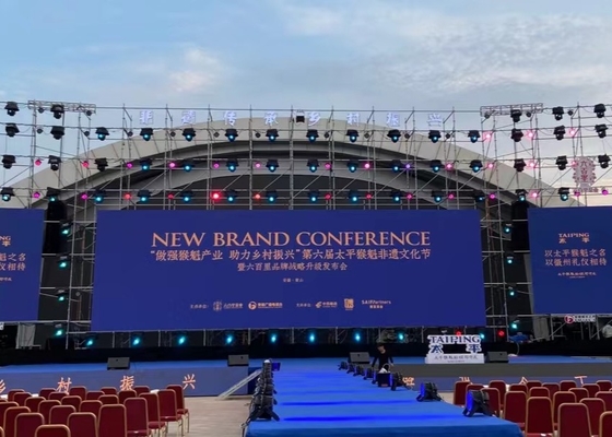 다이 캐스트 알루미늄 광고 야외 풀 컬러 LED 디스플레이 10mm 픽셀 피치 3 년 보증