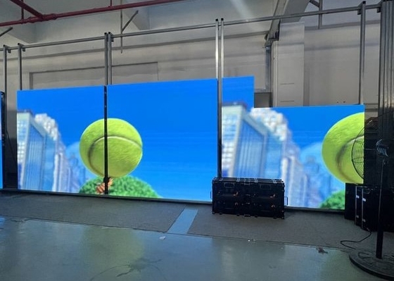 고정 / 임대 IP65 P10 야외 LED 광고 화면 넓은 관점 방수 철 캐비닛