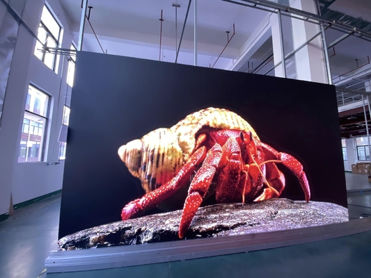 커브 스크린 임대/ 고정 실내 풀 컬러 LED 디스플레이 스크린 작은 피치 640mm*640mm P2.5 초명