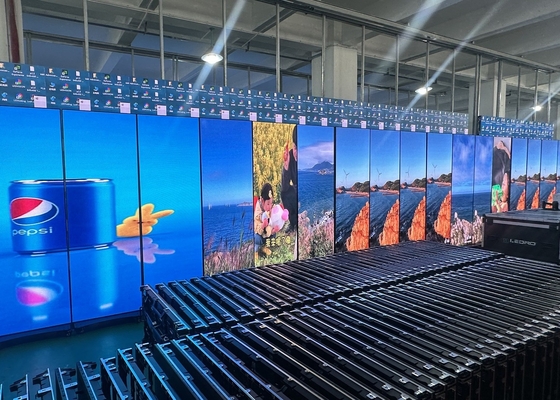 포스터 화면 직립 광고 디스플레이 P2.5 작은 피치 스마트 실내 1R1G1B HD LED 화면