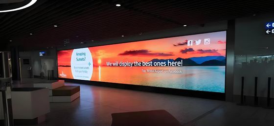 맞춤형 고정 실내 스테이지 SMD LED 임대, 2500nits 밝기 실내 풀 컬러 LED 디스플레이