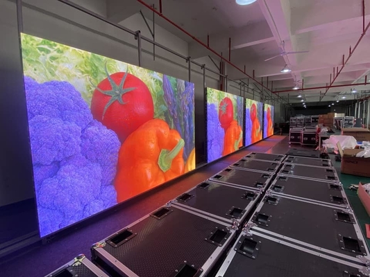 다이 캐스팅 알루미늄 P4.81 야외 LED 디스플레이 임대 RGB 풀 컬러 LED 화면 높은 밝기