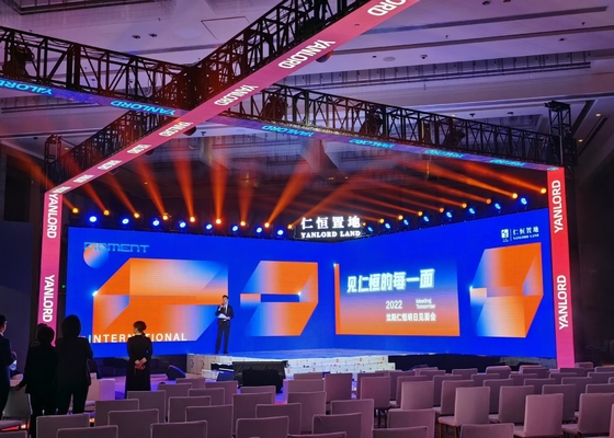 다이 캐스트 알루미늄 P5 LED 스크린 렌터 LED 디스플레이 320x160mm 모듈 크기